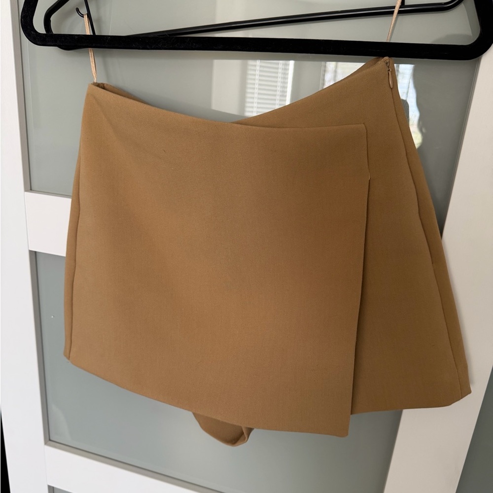Zara Tan Mini Skirt